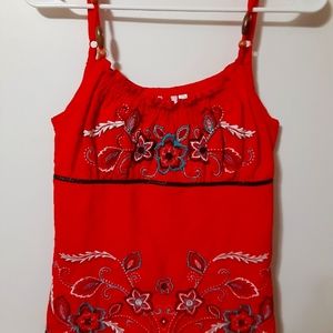 Spaghetti strap tank